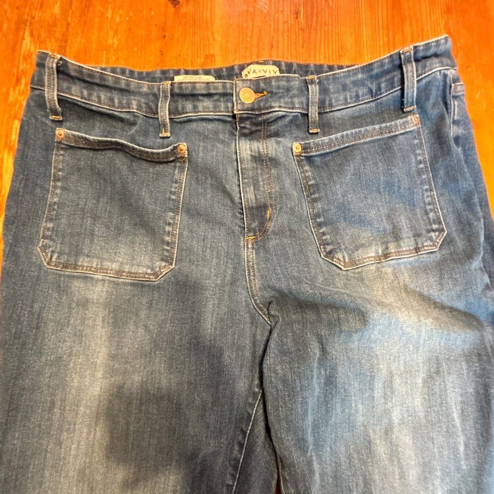 Ava and Viv Target Blue Denim Jeans 20w flare. So cute and comfortable